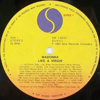 Madonna: Like A Virgin