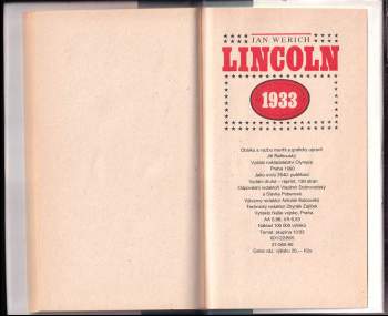 Lincoln 1933
