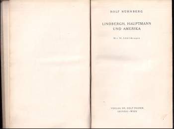 Rolf Nürnberg: Lindbergh, Hauptmann und Amerika