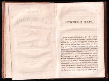 Louis Reybaud: L'industrie en Europe