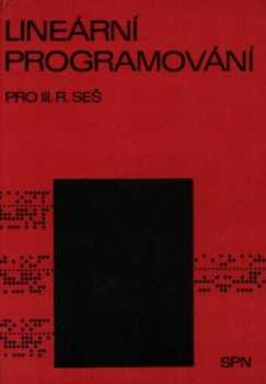 Lineární programování pro 3. ročník SEŠ-střední ekonomické školy