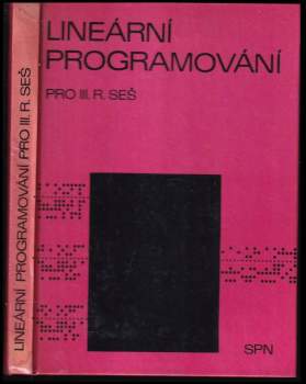 Lineární programování pro III. r. SEŠ