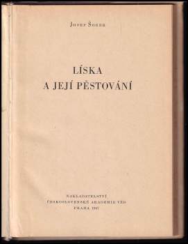 Josef Šobek: Líska a její pěstování