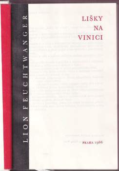Lion Feuchtwanger: Lišky na vinici