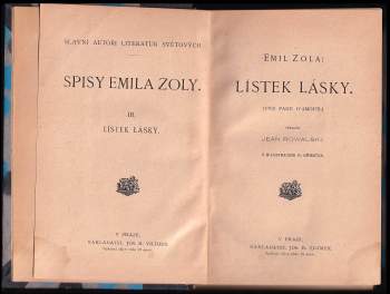 Émile Zola: Lístek lásky