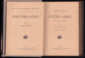 Émile Zola: Lístek lásky