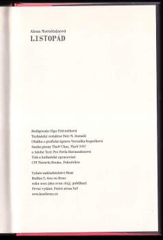 Alena Mornštajnová: Listopád