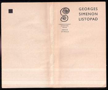 Georges Simenon: Listopad