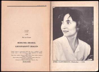 Bohumil Hrabal: Listopadový uragán
