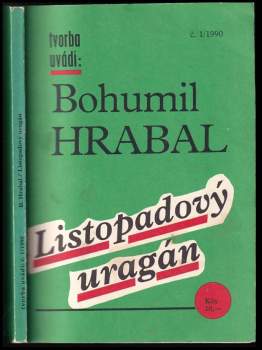 Bohumil Hrabal: Listopadový uragán