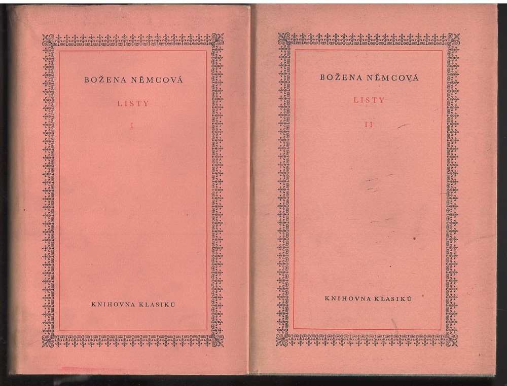 KOMPLET Božena Němcová 3X Listy 1+3+4