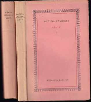 Listy : Díl 1-2 - Božena Němcová, Božena Němcová, Božena Němcová (1951, Československý spisovatel) - ID: 748752