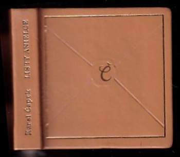 Karel Čapek: Listy Anielce