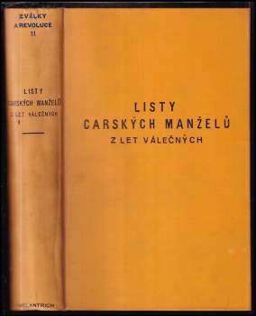 Listy carských manželů z let válečných