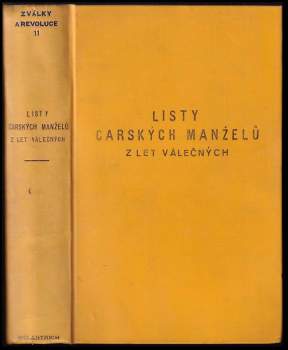 Listy carských manželů z let válečných