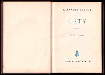 Lucius Annaeus Seneca: Listy
