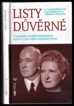 Edvard Beneš: Listy důvěrné