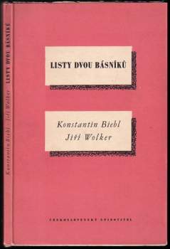 Listy dvou básníků