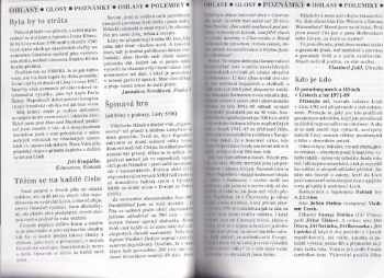 Listy, dvouměsíčník pro politickou kulturu a občanský dialog: Ročník XXVI, 1996 číslo 1-6