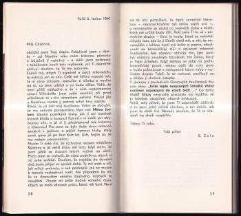 Émile Zola: Listy