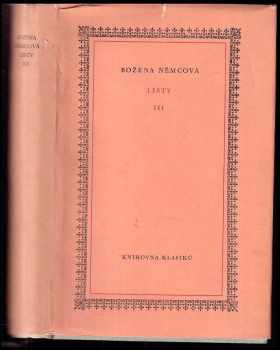 Listy : III - 1857-1858 - Božena Němcová (1960, Státní nakladatelství krásné literatury, hudby a umění) - ID: 258355
