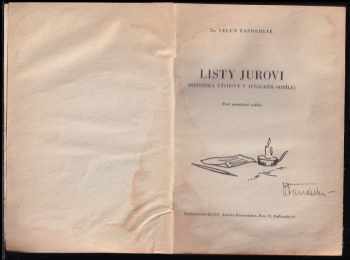 Velen Fanderlík: Listy Jurovi