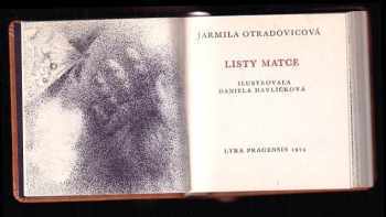 Jarmila Otradovicová: Listy matce