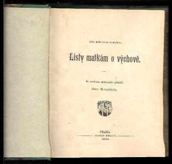 Listy matkám o výchově