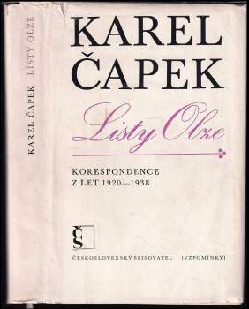 Karel Čapek: Listy Olze
