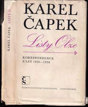 Karel Čapek: Listy Olze