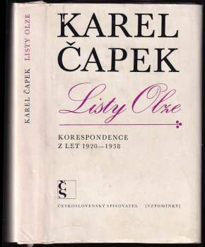 Karel Čapek: Listy Olze