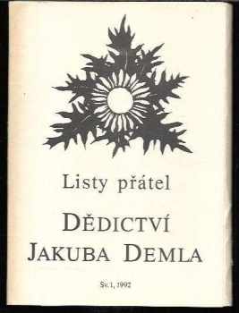Listy přátel Dědictví Jakuba Demla