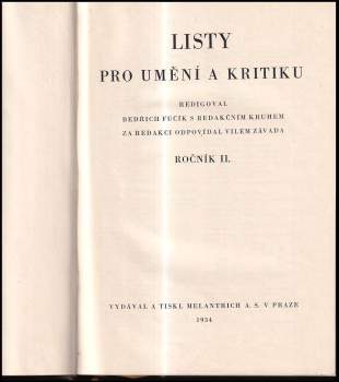 Listy pro umění a kritiku