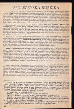 Jiří Pelikán: Listy, prosinec 1984, roč. XIV., č. 6