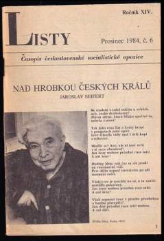 Listy, prosinec 1984, roč. XIV., č. 6