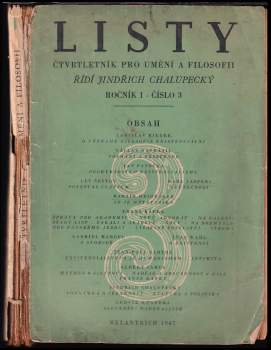 Listy - ročník I