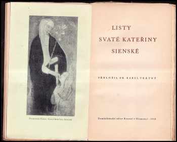 Kateřina Sienská: Listy Svaté Kateřiny Sienské