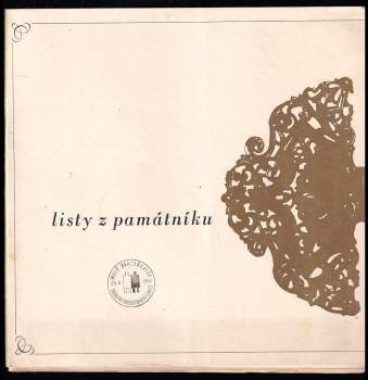 Karel Čapek: Listy z památníku