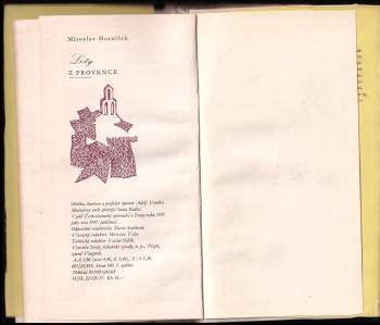 Miroslav Horníček: Listy z Provence