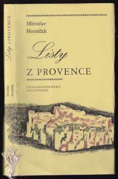 Miroslav Horníček: Listy z Provence