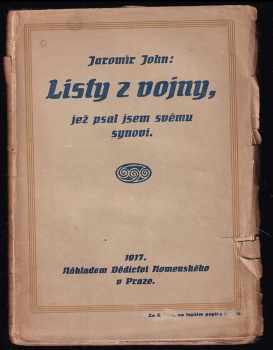 Listy z vojny, jež psal jsem svému synovi