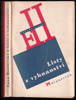 Listy z vyhnanství - Egon Hostovský (1946, Melantrich) - ID: 53136