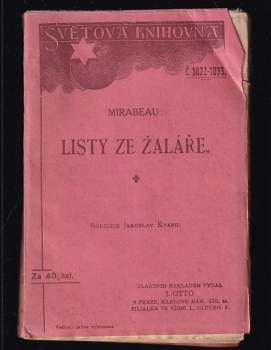 Listy ze žaláře
