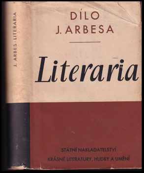 Jakub Arbes: Literaria