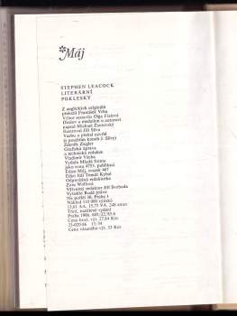 Stephen Leacock: Literární poklesky