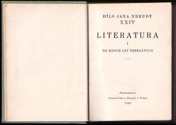 Jan Neruda: Literatura