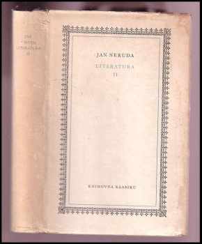 Literatura : 2. sv - Jan Neruda (1961, Státní nakladatelství krásné literatury a umění) - ID: 209091