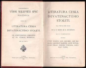Arne Novák: Literatura česká devatenáctého století