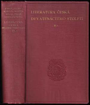 Arne Novák: Literatura česká devatenáctého století