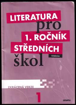 Literatura pro 1. ročník středních škol